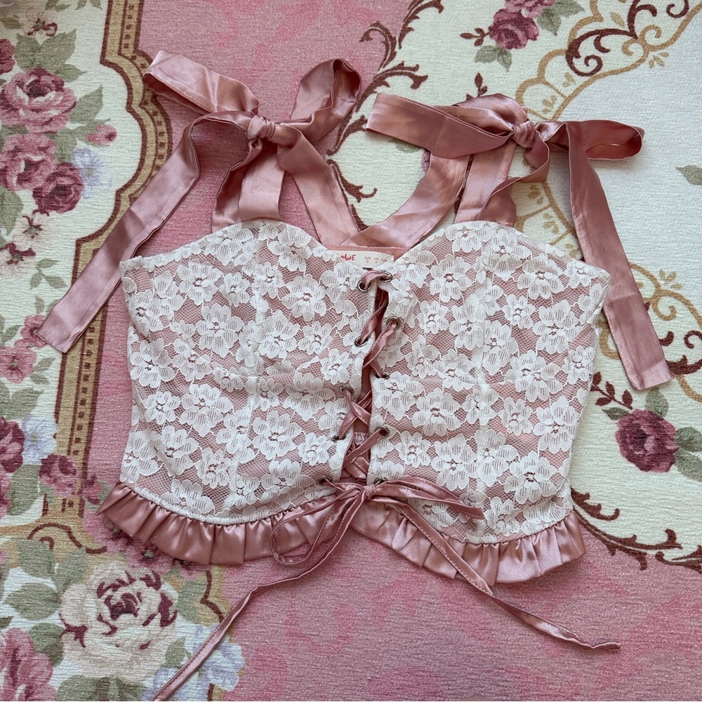 CUTE PINK TWEED SKIRT AND BLOUSE BUNDLE 🎀🩷